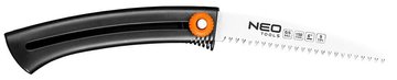 Пила садовая Neo Tools, 15см, выдвижное полотно, 3D зубья, сталь 65Mn, крепеж для пояса, 0.09кг (42-100) 42-100 фото