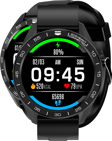 Смарт-часы 2E Motion GT 46мм, 1.3", 240x240, TFT, BT 5.0 BLE, черно-оранжевый (2E-CWW20BKOR) 2E-CWW20BKOR фото