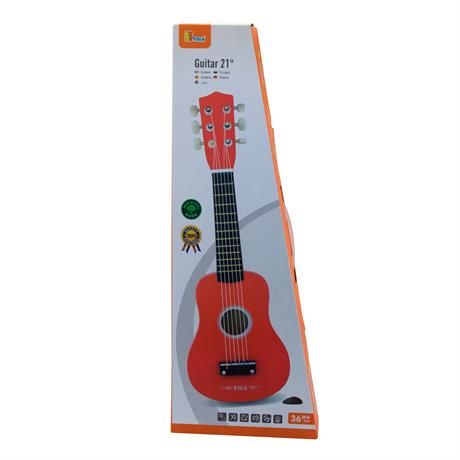 Музыкальная игрушка Viga Toys Гитара, красный (50691) 50691 фото