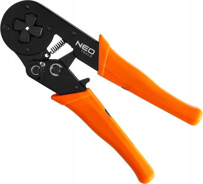 Кліщі обтискні Neo Tools, для обтиску наконечників 6-16мм кв., 160мм (01-536) 01-536 фото