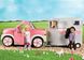 Транспорт для ляльок-Джип (рожевий) з FM радіо LORI LO37033Z - Уцінка