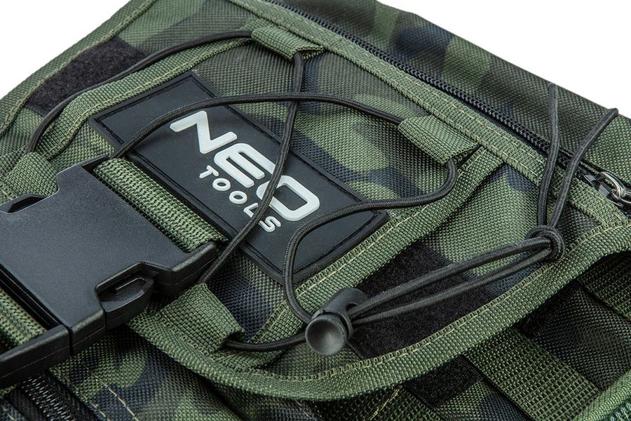 Рюкзак Neo Tools Camo, 30л, 50х29.5х19см, поліестер 600D, посилений, камуфляж 84-321 фото