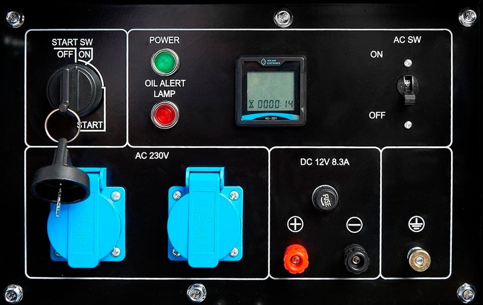 Генератор дизельний EnerSol, 230В (1 фаза), 4.6/5кВт, електростартер, AVR, 111кг SKD-5EB фото