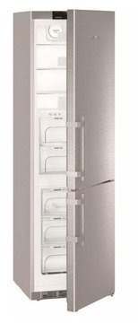 Холодильник Liebherr з нижн. мороз., 201x60x66, холод.відд.-242л, мороз.відд.-101л, 2 дв., A+++, NF, сірий (CBNEF4835) CBNEF4835 фото