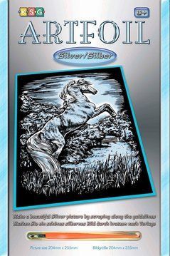 Набор для творчества ARTFOIL SILVER Жеребец Sequin Art (SA1033) SA1033 фото