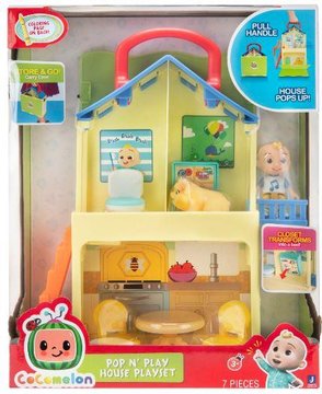 Игровой набор CoComelon Medium Playset Pop n' Play House - 2 фигурки и 5 аксессуаров (CMW0109) CMW0109 фото