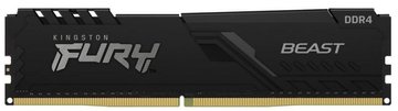 Память ПК Kingston DDR4 8GB 3600 FURY Beast Black (KF436C17BB/8) KF436C17BB/8 фото