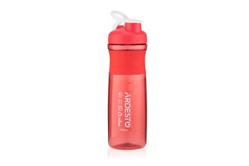 Бутылка для воды Ardesto Smart bottle 1000 мл, красная, тритан AR2204TR фото