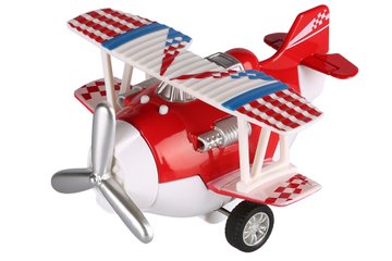 Літак металевий інерційний Aircraft (червоний) Same Toy SY8013AUt-3