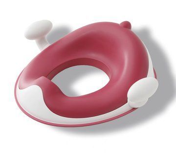 Накладка на унитаз Динозаврик с полиуретановым кольцом, розовая - Babyhood (BH-127P) BH-127P фото