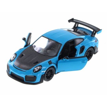 Автомодель легкова PORSCHE 911 GT2 RS 5'' KT5408W, 1:36 Синій KT5408W(Blue) фото