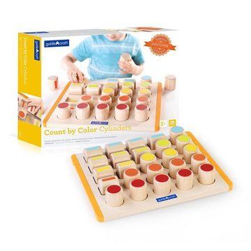 Деревянный сортер Guidecraft Manipulatives Счетные цилиндры (G6902) G6902 фото