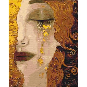 Картина за номерами "Золоті сльози Анн-Марі Зільберман" Brushme BS51349 40х50 см BS51349 фото