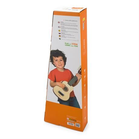 Музична іграшка Viga Toys Гітара, бежевий (50692) 50691 фото