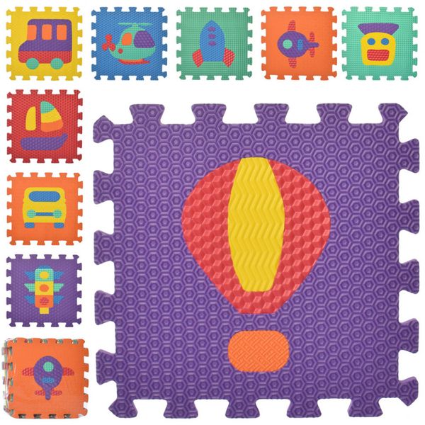 Дитячий килимок Мозаїка MR 0358 з 9 елементів MR 0358 фото