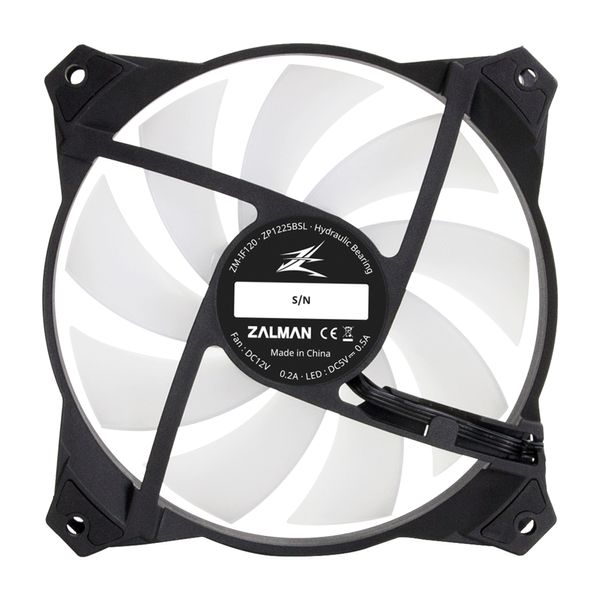 Корпусний вентилятор Zalman Infinity Mirror ARGB, 120mm, 1200rpm, 3pin+3pin ARGB, 21dBa (ZM-IF120) ZM-IF120 фото