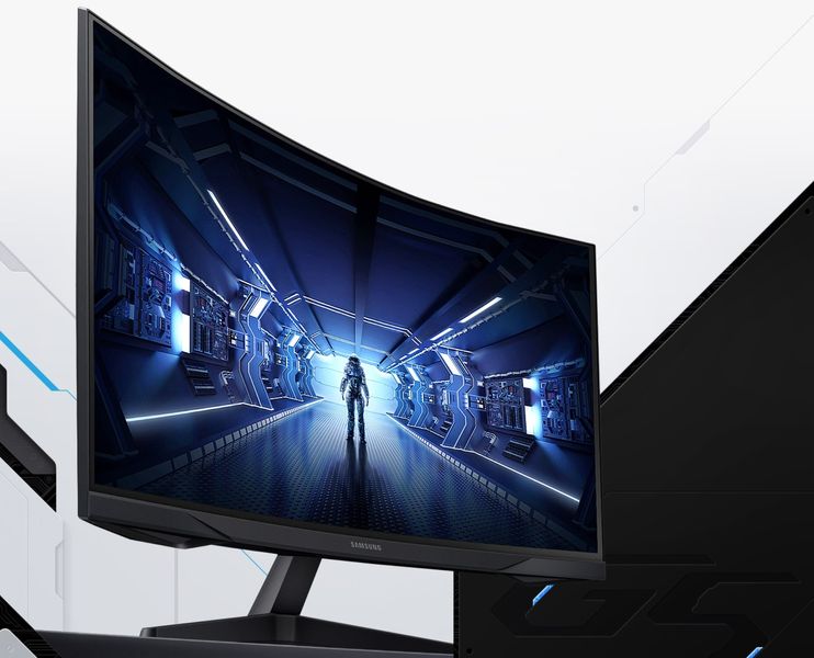 Монітор Samsung 27" Odyssey G5 LC27G55T 2xHDMI, DP, VA, 2560x1440, 144Hz, 1ms, CURVED (LC27G55TQBIXCI) LC27G55TQBIXCI фото