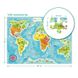 Детский пазл "Карта Мира" DoDo 300110/100110, 100 элементов