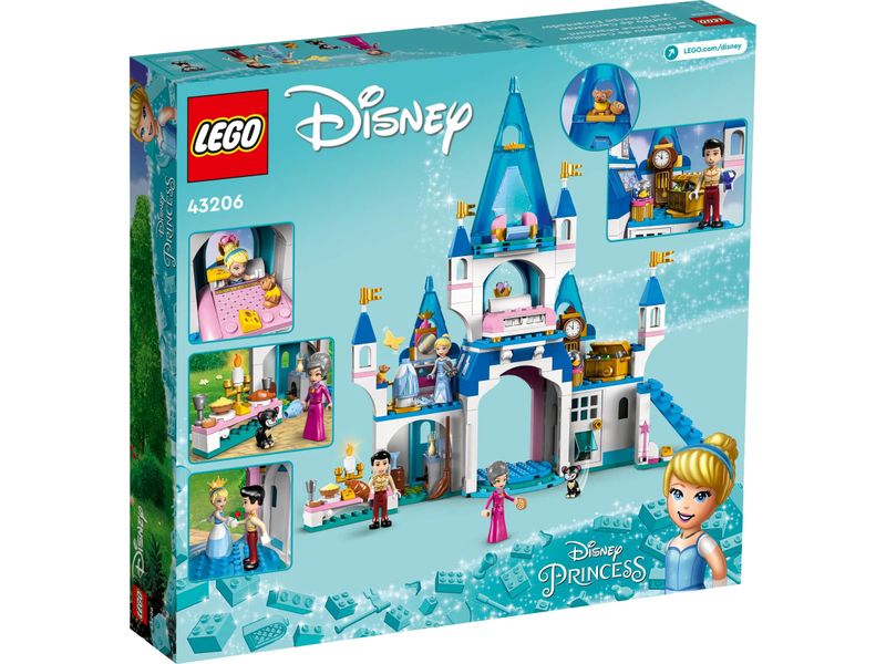 Конструктор LEGO Disney Princess Замок Попелюшки і Прекрасного принца (43206) 43206 фото