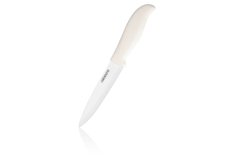 Нож керамический слайсерный Ardesto Fresh 12.5 см, белый, керамика/пластик (AR2124CW) AR2124CW фото