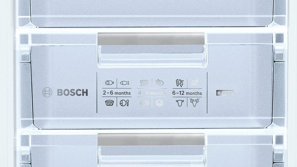 Морозильная камера Bosch встроенная, 82x60x55, 98л, 1дв., A+, ST, белый GUD15ADF0 фото