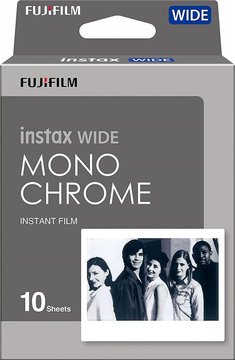 Фотопапір Fujifilm COLORFILM INSTAX WIDE MONOCHROME (108х86мм 10шт) (70100139612) 70100139612 фото