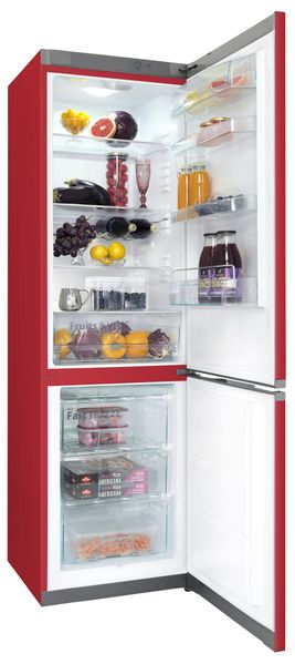 Холодильник Snaige з нижн. мороз., 194.5x60х65, холод.відд.-233л, мороз.відд.-88л, 2дв., A++, ST, червоний (RF58SM-S5RB2E) RF58SM-S5RB2E фото
