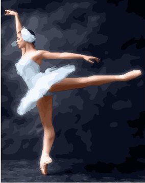 Картина за номерами. Rainbow Art "Магія балету" GX23013-RA GX23013-RA фото