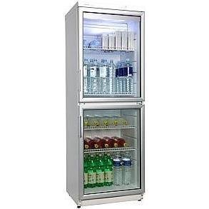 Холодильна вітрина Snaige, 173x60х60, 350л, полок - 5, зон - 1, бут-154, 2дв., ST, алюмін.двері, білий - Уцінка CD35DM-S300C фото
