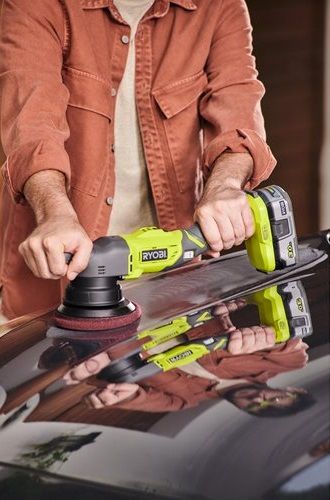 Шлифмашина полировальная аккумуляторная Ryobi R18P-0, 18В, 125мм, ONE+ рандомная орбита, регулировка скорости, без АКБ и ЗУ (5133004845) 5133004845 фото