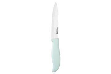 Нож керамический слайсерный Ardesto Fresh 12.5 см, голубой тиффани, керамика/пластик (AR2124CT) AR2124CT фото