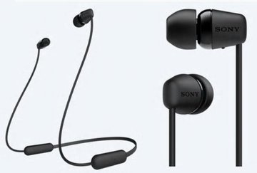 Навушники SONY WI-C200 In-ear Wireless Mic Чорний WIC200B.CE7 фото