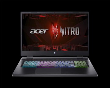 Ноутбук Acer Nitro 17 AN17-51 17.3" QHD IPS, Intel i7-13700H, 32GB, F1TB, NVD4060-8, Lin, чорний - Уцінка NH.QK6EU.004 фото