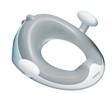 Накладка на унитаз Динозаврик с полиуретановым кольцом, серая-Babyhood (BH-127G) BH-127G фото