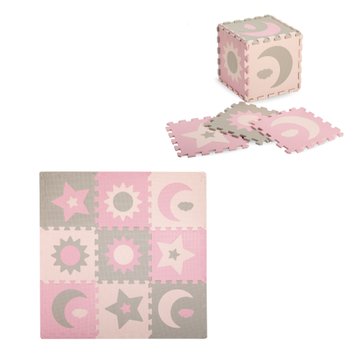 Коврик-пазл MoMi NEBE pink (90 x 90 cm) (AKCE00030) AKCE00030 фото