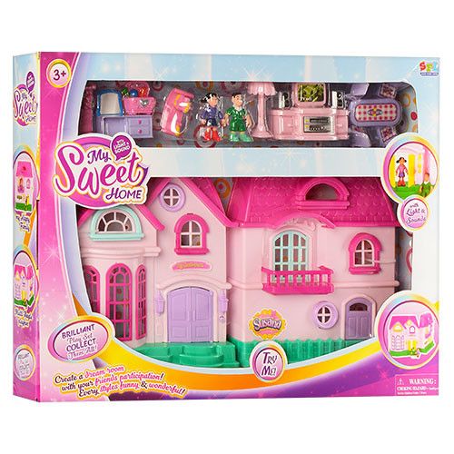 Дитячий ігровий будиночок для ляльок 16526D з лялечками і меблями 16526D фото