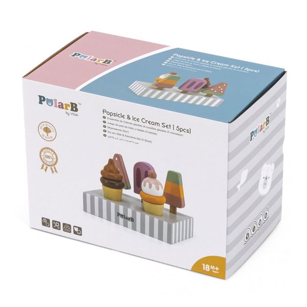 Деревянный игровой набор Viga Toys PolarB Мороженое (44057) 44057 фото