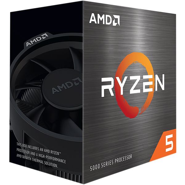 Центральний процесор AMD Ryzen 5 5500 6C/12T 3.6/4.2GHz Boost 16Mb AM4 65W Wraith Stealth cooler Box 100-100000457BOX фото