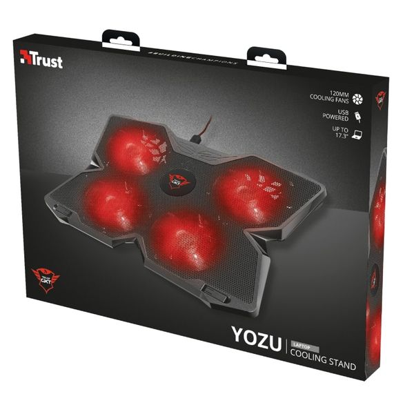 Ноутбук для ноутбука Trust GXT278 YOZU COOLING (17.3") RED LED Black 20817_TRUST фото