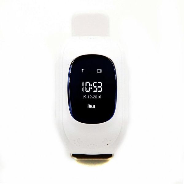 Дитячий GPS годинник-телефон GOGPS ME K50 Білий K50WH K50D фото