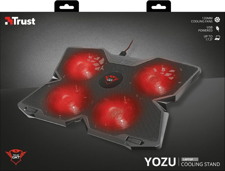 Ноутбук для ноутбука Trust GXT278 YOZU COOLING (17.3") RED LED Black 20817_TRUST фото