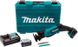 Пилка сабельная аккумуляторная Makita , CXT 10.8В, Акб 2х2Ач, пропил 50мм, ход 13мм, термоконт, сумка, адаптер USB, 1.3кг. (JR103DWAX6)