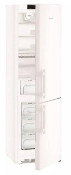Холодильник Liebherr з нижн. мороз., 201x60x66, холод.відд.-260л, мороз.відд.-101л, 2 дв., A++, NF, білий (CN4835) CN4835 фото