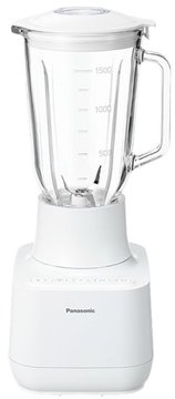 Блендер PANASONIC стаціонарний, 300Вт, чаша-1500мл, скло, білий MX-MG5451WTQ фото