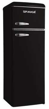 Холодильник Snaige з верхн. мороз., 165.5x56х63, холод.відд.-201л, мороз.відд.-46л, 2дв., A++, ST, retro, чорний FR26SM-PRJ30E FR26SM-PRJ30E фото