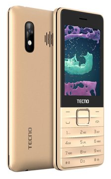 Мобільний телефон TECNO T454 2.8" 2SIM, 1500мА•год, золотий - Уцінка 4895180745980 фото