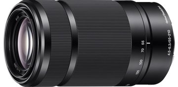 Об'єктив Sony 55-210mm Black , f/4.5-6.3 для камер NEX (SEL55210B.AE) SEL55210B.AE фото