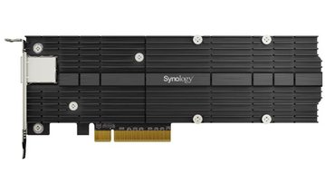 Адаптер Synology PCIe Gen.3x8 1x10GbE RJ45 + 2xM.2 NVMe (E10M20-T1) E10M20-T1 фото