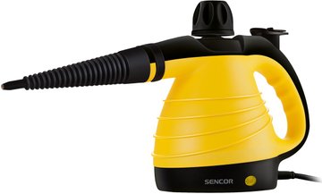 Пароочиститель Sencor, 1000Вт, 350мл, 3Бар, желтый (SSC3001YL) SSC3001YL фото