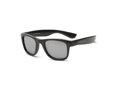 Дитячі сонцезахисні окуляри Koolsun чорні серії Wave (Розмір: 1+) KS-WABO001 KS-WABA001 фото